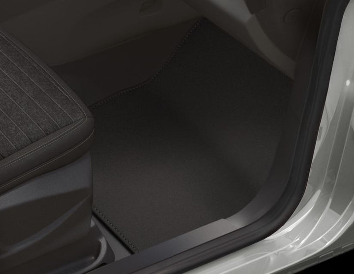 Original Ford Juego de alfombra de piso delantera Velour negro AMDT1BK130B18BB35B8 1930270