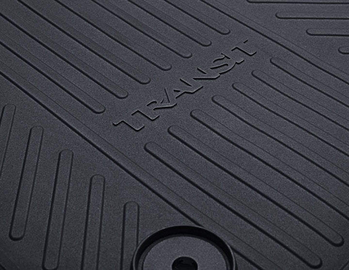 Tourneo Custom Alfombrillas de goma delanteras, en color negro.