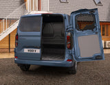 Original Ford Transit Custom Dispositivo de protección en ventanilla posterior para puertas de carga.