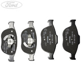 Kit de pastilla de freno delantero con pinza Motorcraft original para Ford Transit Connect 2013 2177227