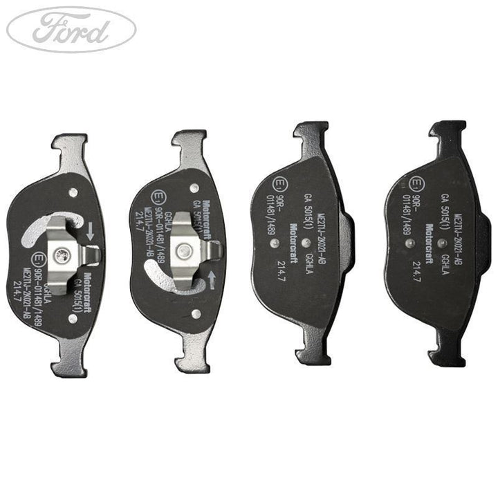 Kit de pastilla de freno delantero con pinza Motorcraft original para Ford Transit Connect 2013 2177227