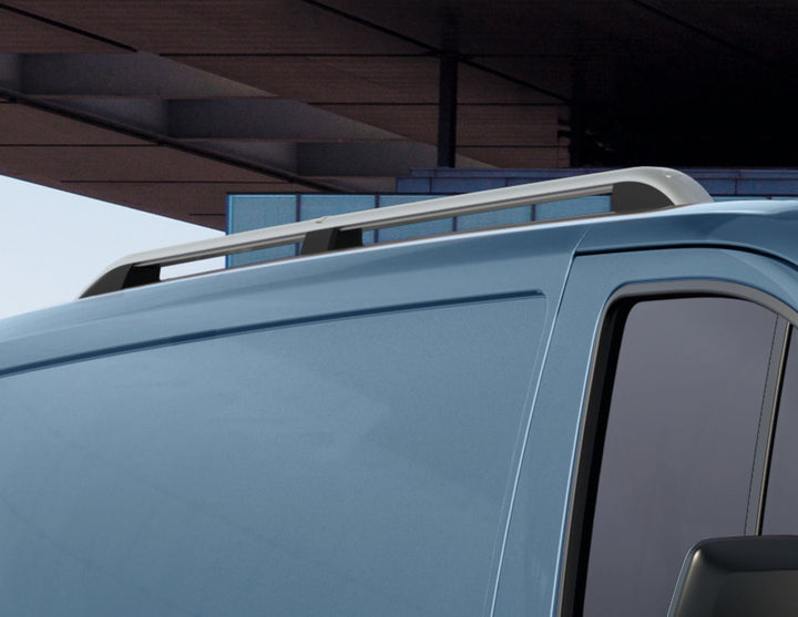 Original Ford Tourneo/Transit Custom Barras longitudinales portaequipajes para techo de color plateado
