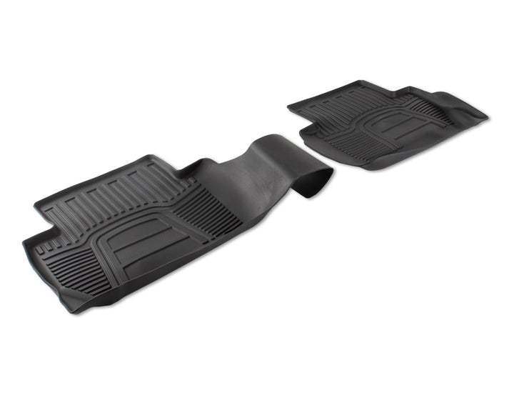 Original Ford Ecosport 2017+ Alfombrillas de goma traseras estilo bandeja negras 2268332