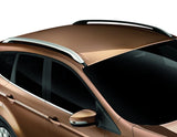 Original Ford Kuga Barras longitudinales portaequipajes para techo en color plata.
