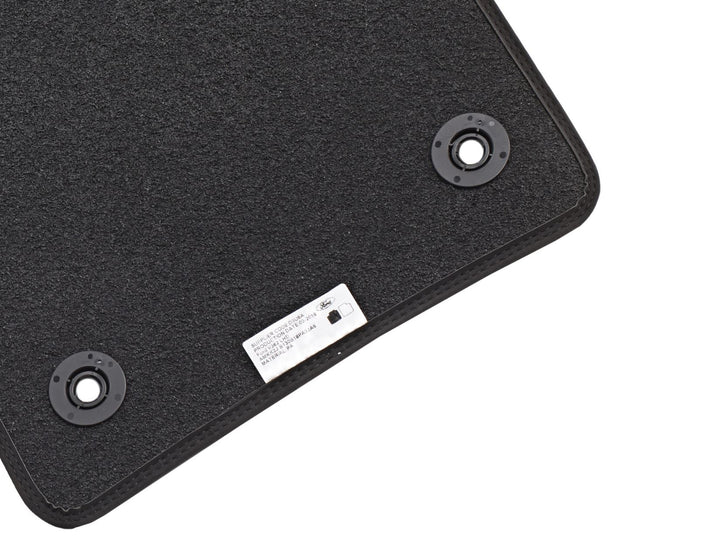 Original Ford Juego de alfombra de piso delantera Velour negro AMkK2JB130B18PA3JA6 2362469