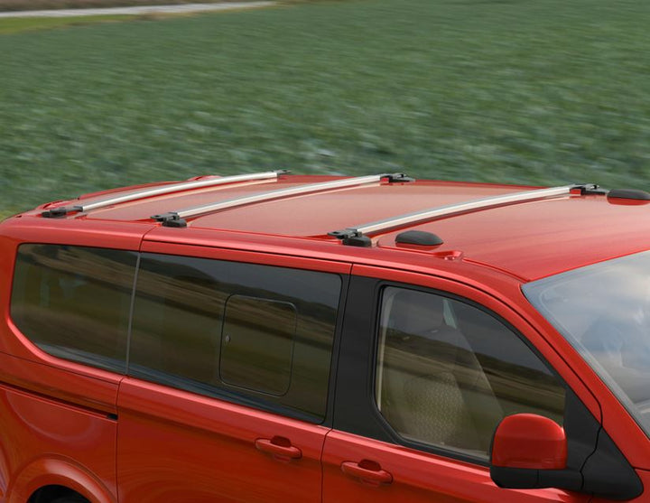 Original Ford Transit Custom Mk2 2023+ Barras transversales del techo plegables 3 pack 2557778