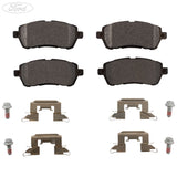 Juego de pastillas de freno delanteras Motorcraft originales para Ford Fiesta 2008-2016 2614604