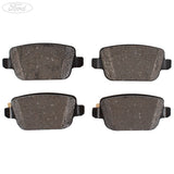 Juego de pastillas de freno traseras originales para Ford Focus Galaxy WA6 Mondeo S-Max 1756395
