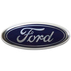 Placa ovalada adhesiva con emblema Ford para portón trasero/maletero original para Ford Galaxy Escort Focus 1021061