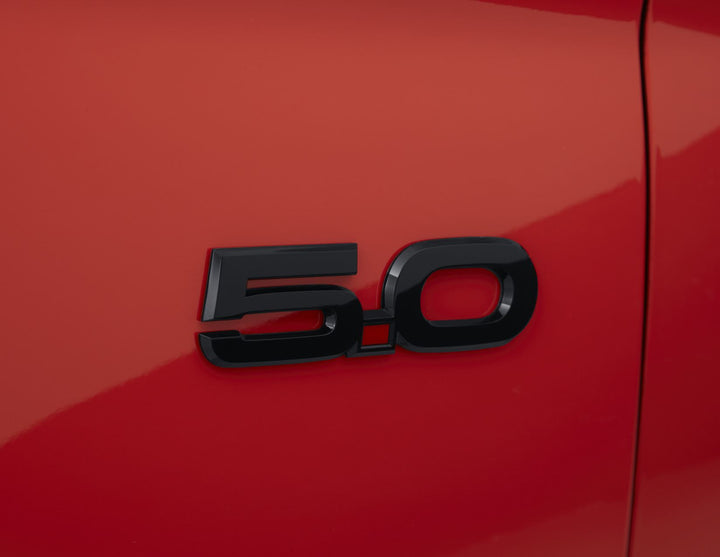 Original Ford Performance Mustang GT 2017+ Emblema de ala delantera N/S 5.0 negro 1912898