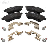 Juego de pastillas de freno delanteras Motorcraft originales para Ford Fiesta 2008-2016 2614604