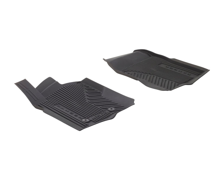 Kit de alfombrillas de goma delanteras y traseras Ranger automática 2022+ negro excepto Raptor y Platinum
