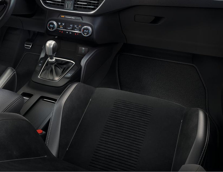 Original Ford Focus desde 04/2018 Alfombrillas de terciopelo premium delanteras