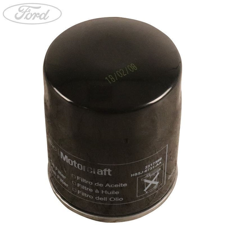 Filtro de aceite de rosca y sello original para Ford KA 1.2 Mpi de 4 cilindros 08-16 2217580