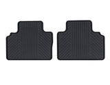 Transit Courier & Tourneo Courier Alfombrillas de goma traseras, en color negro.
