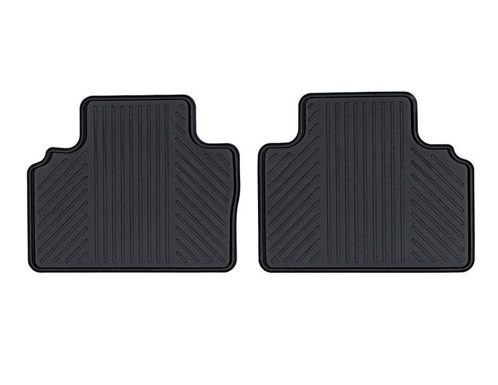 Transit Courier & Tourneo Courier Alfombrillas de goma traseras, en color negro.