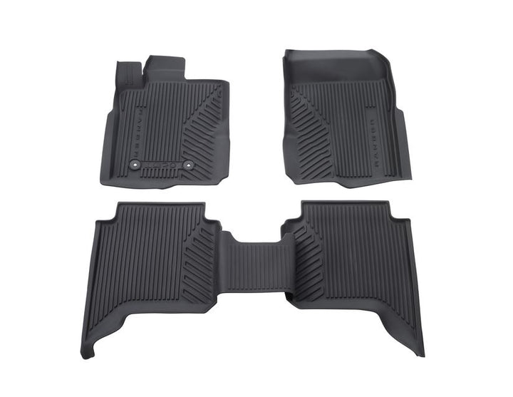 Original Ford Ranger/Raptor 2022+ Alfombrillas todo tiempo para el frente y atrás 2587159