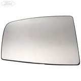 Cristal del espejo retrovisor gran angular marco negro O/S (lado del pasajero) Power Fold original para Ford Transit 1823995