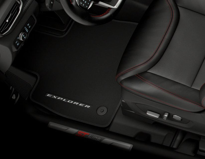 Original Ford Explorer Plug-In-Hybrid Alfombrillas de moqueta para la 1ª y 2ª fila de asientos