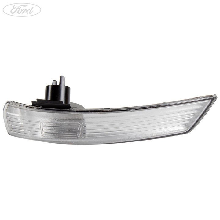 Indicador luminoso de la carcasa del espejo retrovisor lateral delantero derecho O/S (lado del pasajero) original Ford 1538489