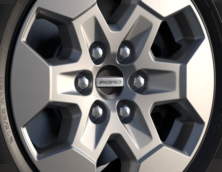 Embellecedor de rueda en color negro, con inscripción Ford.