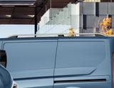 Original Ford Tourneo/Transit Custom Barras longitudinales portaequipajes para techo de color plateado