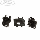 Ford Fiesta 2012-19 Retenedor Parachoques Trasero Negro 1818624