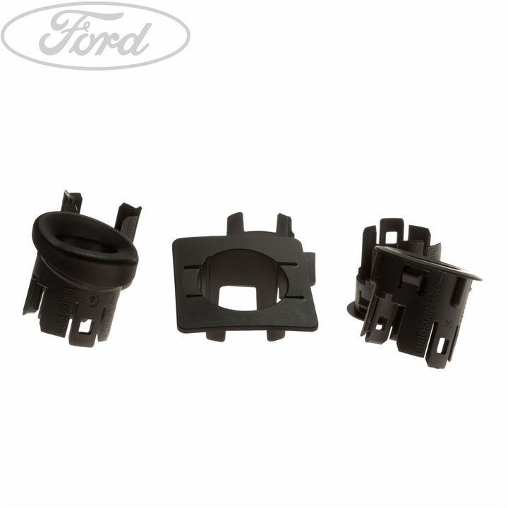 Ford Fiesta 2012-19 Retenedor Parachoques Trasero Negro 1818624