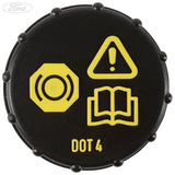 Tapa del depósito del cilindro maestro del freno original para Ford Focus Mondeo 1831528