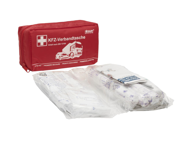 Original Ford Kalff Kit de primeros auxilios en bolsa de nylon roja, Nano 2646575