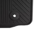 Original Ford Ka 09/2008-05/2016 Alfombrillas de goma delanteras,en color negro.