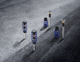 Original Ford Fiesta Kit de suspensión coilover acero inoxidable con muelles con revestimiento de polvo en color azul Ford Performance.