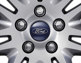 Original Ford Focus 07/2004-12/2007 Embellecedor de rueda en color azul.