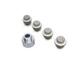 Juego de tornillos antirrobo para llantas de aleación.