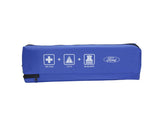 Original Ford Paquete de seguridad premium con bolsa flexible en color azul.