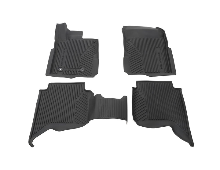 Kit de alfombrillas de goma delanteras y traseras Ranger Wildtrak automática 2022+