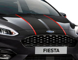 Original Ford Fiesta desde 07/2017 Bandas deportivas para el capó