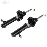Kit de puntal de amortiguador delantero O/S (lado del pasajero) y N/S (lado del conductor) original para Ford Fiesta 04-08 1919358