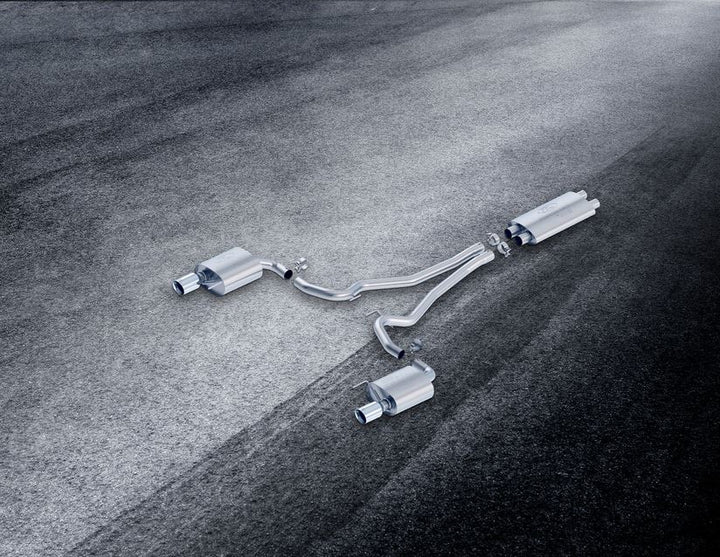 Sistema de escape deportivo acero inoxidable salidas cromadas Mustang 5.0 4V DOHC 2015–2018 Ford Performance