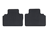 Transit Courier & Tourneo Courier Alfombrillas de goma traseras, en color negro.
