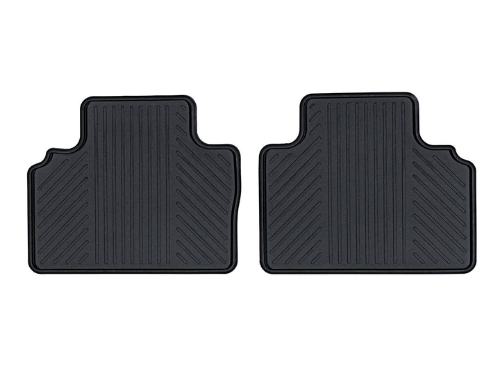 Transit Courier & Tourneo Courier Alfombrillas de goma traseras, en color negro.
