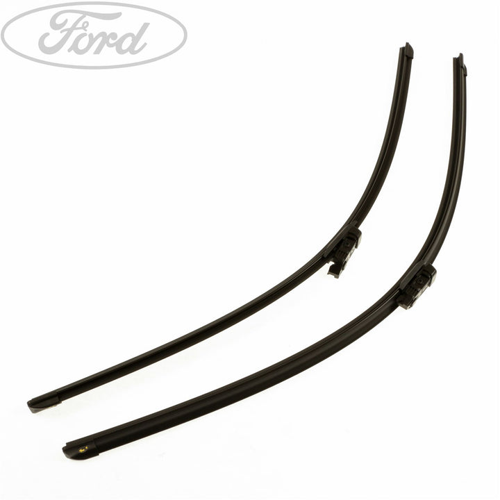 Juego de escobillas aerodinámicas planas para limpiaparabrisas delantero originales Ford 2123403