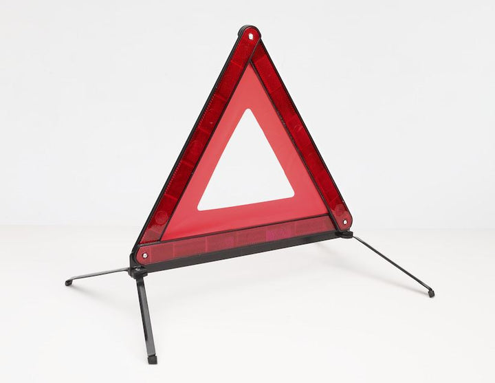 Kalff* Triángulo de emergencia en caja roja.