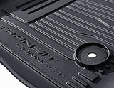 Transit Connect Alfombrillas de goma delanteras, en color negro, estilo bandeja con bordes elevados.