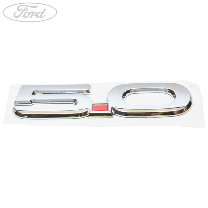 Placa con emblema del alerón delantero O/S (lado del pasajero) original para Ford Mustang GT 5.0 2016-2023 5311262