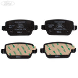 Juego de pastillas de freno traseras originales para Ford Focus Galaxy WA6 Mondeo S-Max 1756395