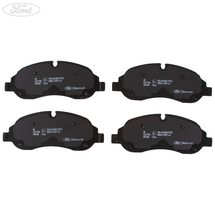 Ford Transit Custom Kit Forro Freno Delantero Motorcraft Negro 2600764