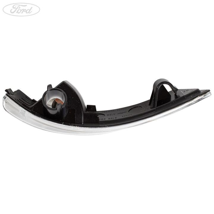 Indicador luminoso de la carcasa del espejo retrovisor lateral delantero derecho O/S (lado del pasajero) original Ford 1538489