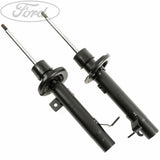 Kit de puntal de amortiguador delantero O/S (lado del pasajero) y N/S (lado del conductor) original para Ford Fiesta 04-08 1919358