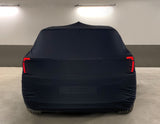 Original Ford All-Electric Explorer Funda protectora Premium en color negro con óvalo Ford blanco y logotipo Explorer